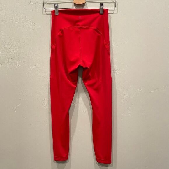 Lululemon Instill High-Rise Tight 25" Dark Red Size: 4 - Picture 4 of 8